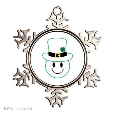 St Patrick's Day Smiley Face Holiday Ornament
