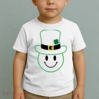 St Patrick's Day Smiley Face Holiday Toddler T-Shirt thumb 2