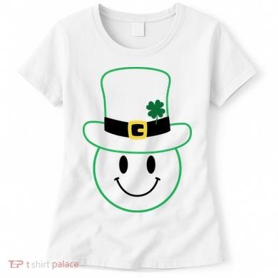 St Patrick's Day Smiley Face Holiday Women's T-Shirt