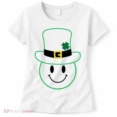 St Patrick's Day Smiley Face Holiday Women's T-Shirt