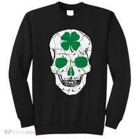 St Patrick's Day Clover Skull Sweatshirt thumb 0