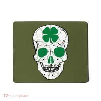 St Patrick's Day Clover Skull Mousepad thumb 0