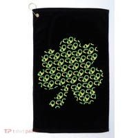 St Patricks Day Gift Funny Gift Police Handcuffs Great Gift Golf Towel thumb 0