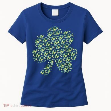 St Patricks Day Gift Funny Gift Police Handcuffs Great Gift Women's T-Shirt