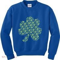 St Patricks Day Gift Funny Gift Police Handcuffs Great Gift Kids Sweatshirt thumb 0