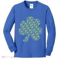 St Patricks Day Gift Funny Gift Police Handcuffs Great Gift Kids Long Sleeve Shirt thumb 0