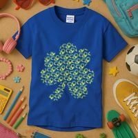 St Patricks Day Gift Funny Gift Police Handcuffs Great Gift Kids T-Shirt thumb 3