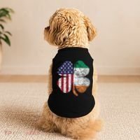 St Patricks Day Irish American Flag Ireland Shamrock Paddys Gift Doggie Tank thumb 2