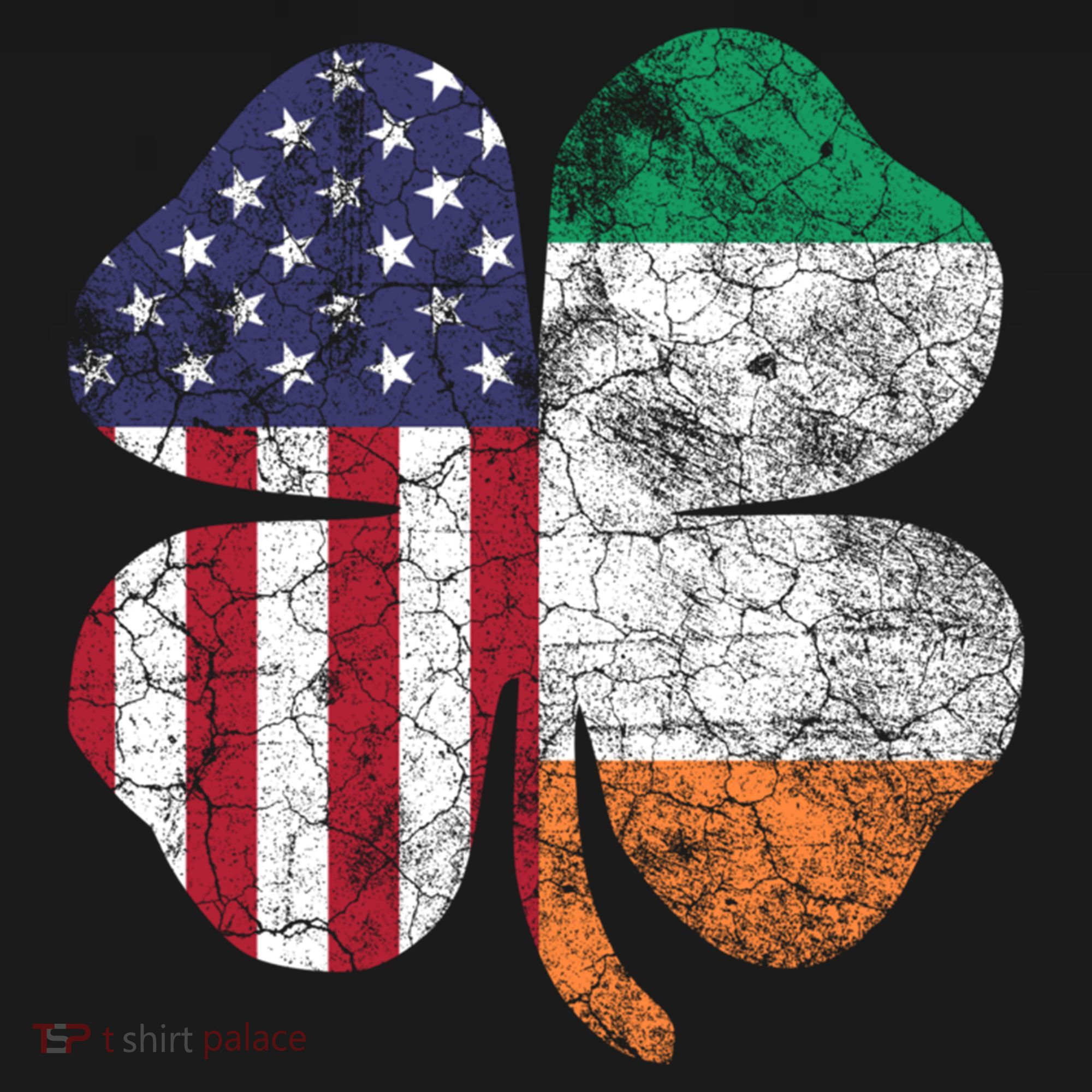 St Patricks Day Irish American Flag Ireland Shamrock Paddys Gift Bucket Hat