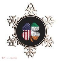 St Patricks Day Irish American Flag Ireland Shamrock Paddys Gift Ornament thumb 0