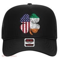 St Patricks Day Irish American Flag Ireland Shamrock Paddys Gift Hat thumb 0