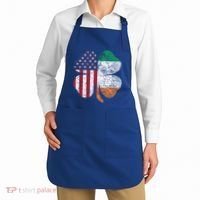St Patricks Day Irish American Flag Ireland Shamrock Paddys Gift Apron thumb 2