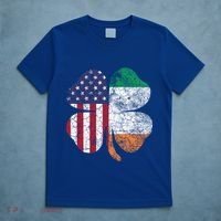 St Patricks Day Irish American Flag Ireland Shamrock Paddys Gift T-Shirt thumb 5