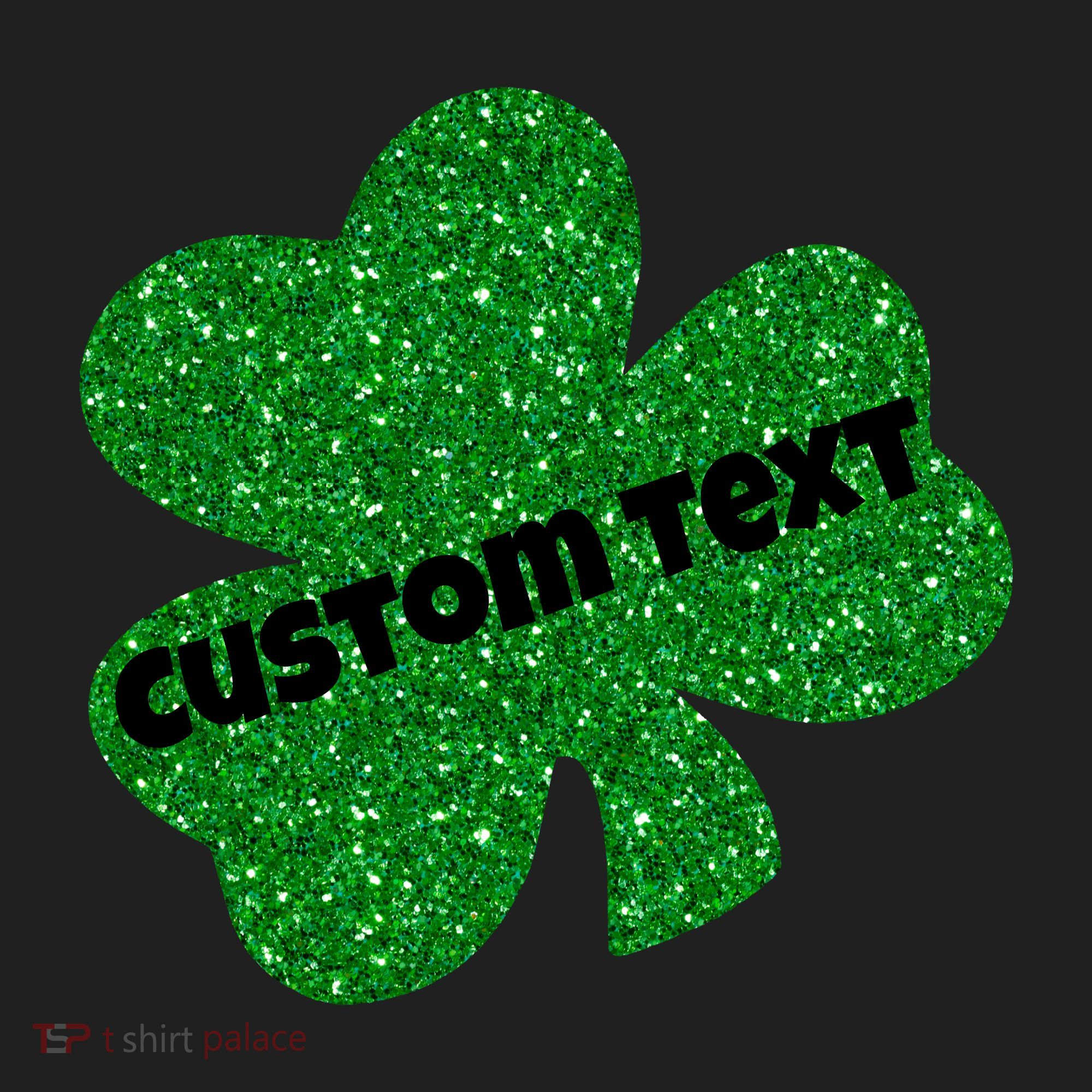 St. Patrick's Day Teacher Ms Mrs Personalized Name Green Glitter Women's Sweatshirt