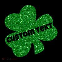 St. Patrick's Day Teacher Ms Mrs Personalized Name Green Glitter Tote Bag thumb 4