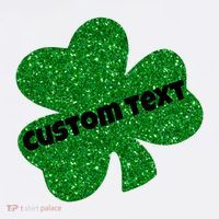 St. Patrick's Day Teacher Ms Mrs Personalized Name Green Glitter Kids Long Sleeve Shirt thumb 2