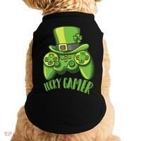  St Patricks Day Lucky Gamer Doggie Tank thumb 0