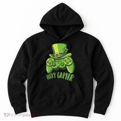  St Patricks Day Lucky Gamer Hoodie