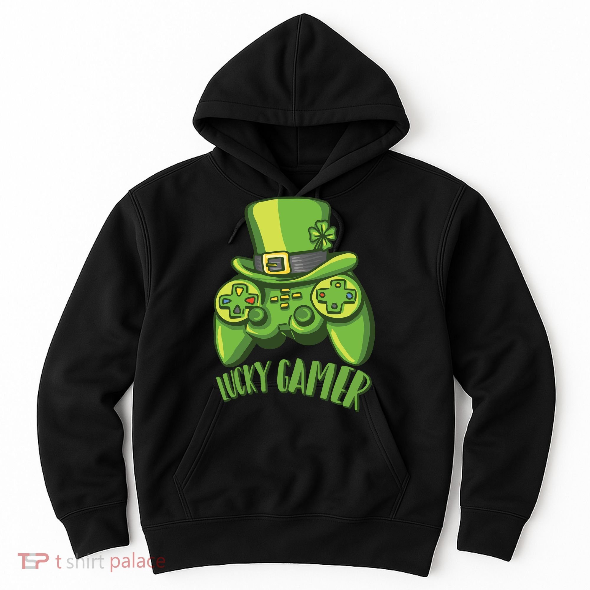  St Patricks Day Lucky Gamer Hoodie