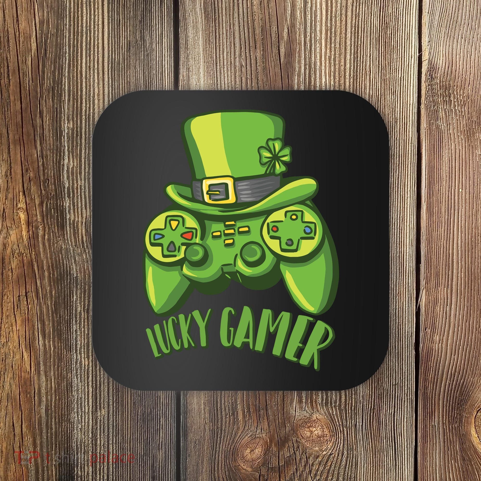  St Patricks Day Lucky Gamer Coaster