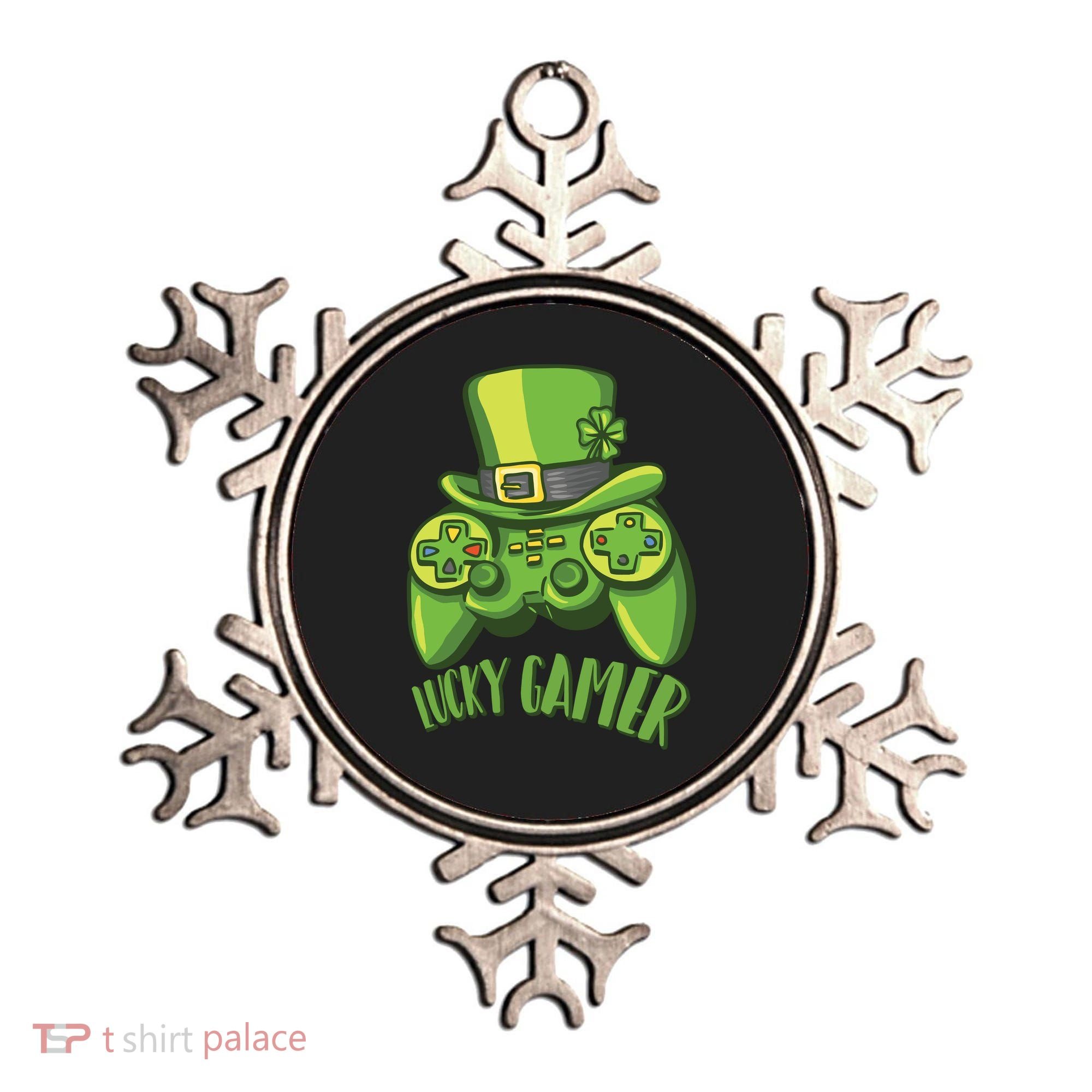  St Patricks Day Lucky Gamer Ornament