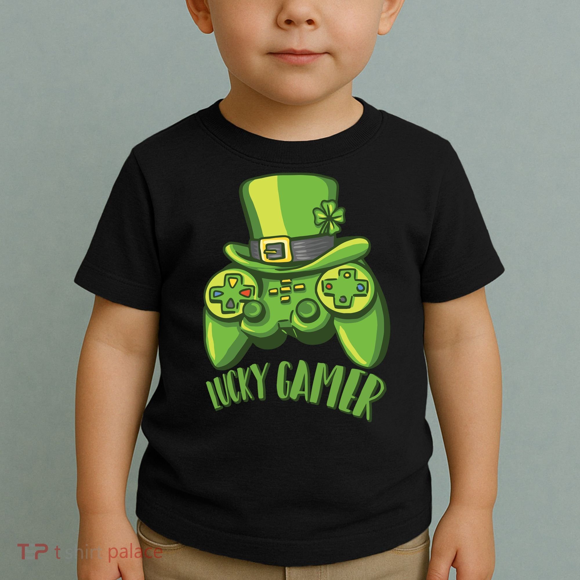  St Patricks Day Lucky Gamer Toddler T-Shirt