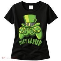  St Patricks Day Lucky Gamer Women's T-Shirt thumb 0