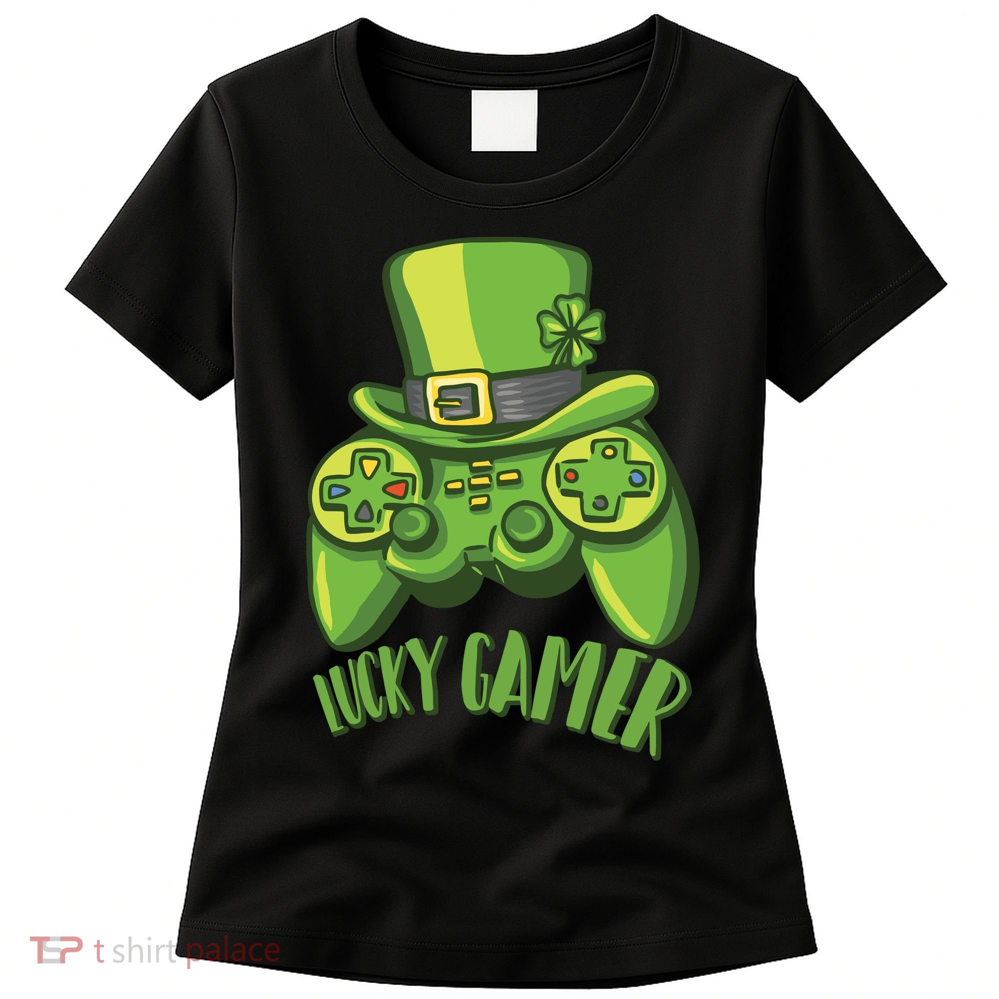  St Patricks Day Lucky Gamer Women's T-Shirt