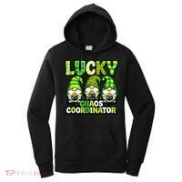 St Patrick's Day Lucky Chaos Coordonator Shamrock Irish Gnomes Women's Hoodie thumb 0