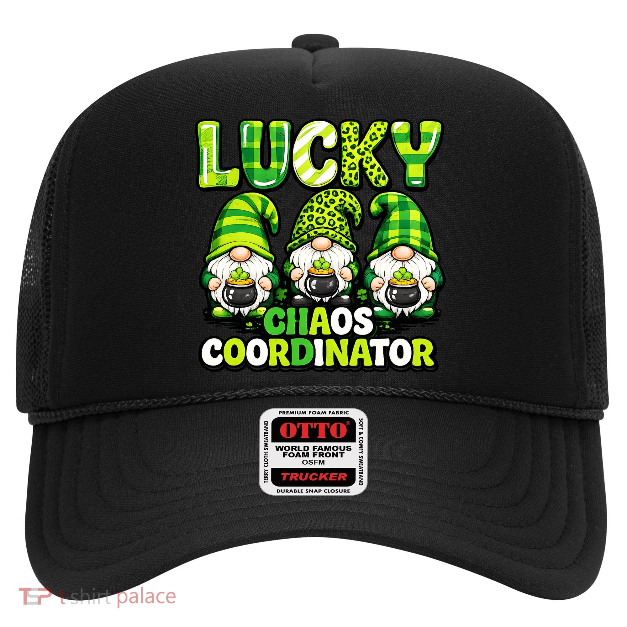St Patrick's Day Lucky Chaos Coordonator Shamrock Irish Gnomes Hat