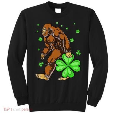 St Patrick's Day Bigfoot Irish Sasqautch Saint Padd Sweatshirt