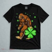 St Patrick's Day Bigfoot Irish Sasqautch Saint Padd T-Shirt thumb 5