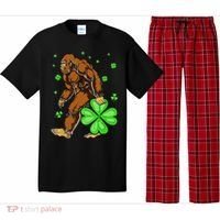 St Patrick's Day Bigfoot Irish Sasqautch Saint Padd Pajama Set thumb 0