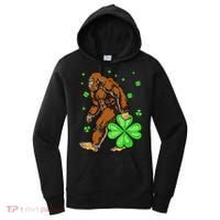St Patrick's Day Bigfoot Irish Sasqautch Saint Padd Women's Hoodie thumb 0