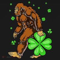 St Patrick's Day Bigfoot Irish Sasqautch Saint Padd Women's T-Shirt thumb 6