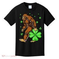 St Patrick's Day Bigfoot Irish Sasqautch Saint Padd Kids T-Shirt thumb 0