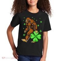 St Patrick's Day Bigfoot Irish Sasqautch Saint Padd Kids T-Shirt thumb 2