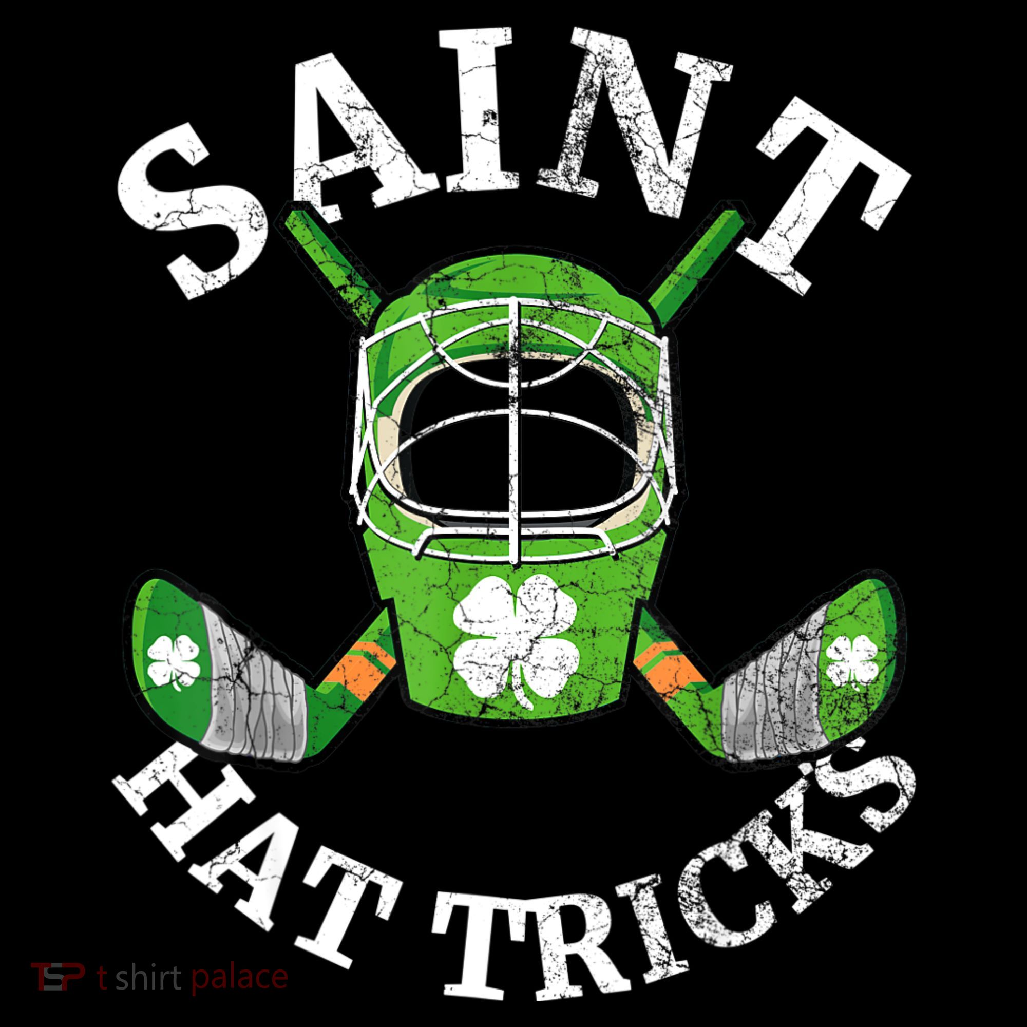 St Patricks Day Saint Hat Tricks Hockey Shamrock Kids Boys Coffee Mug