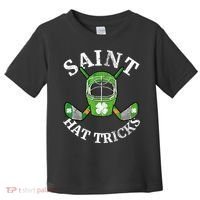 St Patricks Day Saint Hat Tricks Hockey Shamrock Kids Boys Toddler T-Shirt thumb 0