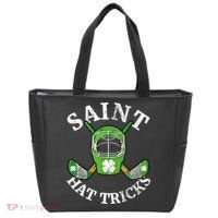 St Patricks Day Saint Hat Tricks Hockey Shamrock Kids Boys Tote Bag thumb 0