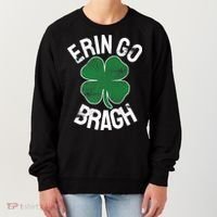 St Patricks Day Shamrock Erin Go Bragh Irish Saint Paddy's Women's Sweatshirt thumb 0