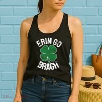 St Patricks Day Shamrock Erin Go Bragh Irish Saint Paddy's Women's Tank Top thumb 2