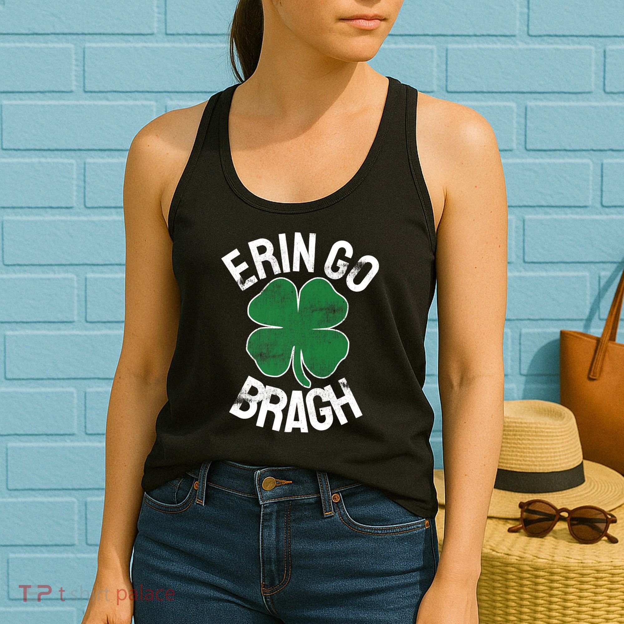 St Patricks Day Shamrock Erin Go Bragh Irish Saint Paddy's Women's Tank Top