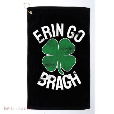 St Patricks Day Shamrock Erin Go Bragh Irish Saint Paddy's Golf Towel