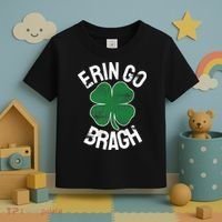 St Patricks Day Shamrock Erin Go Bragh Irish Saint Paddy's Toddler T-Shirt thumb 3