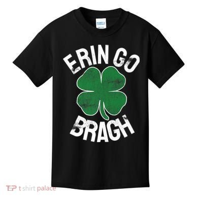 St Patricks Day Shamrock Erin Go Bragh Irish Saint Paddy's Kids T-Shirt