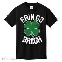 St Patricks Day Shamrock Erin Go Bragh Irish Saint Paddy's Kids T-Shirt thumb 0