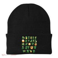 Saint Patricks Day Alphabet ABCs Elemeno For Teacher Student Beanie thumb 0