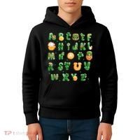 Saint Patricks Day Alphabet ABCs Elemeno For Teacher Student Kids Hoodie thumb 4