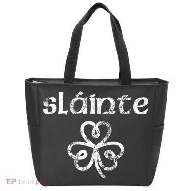 St Patricks Day, Slainte, Funny St Patricks Day Tote Bag